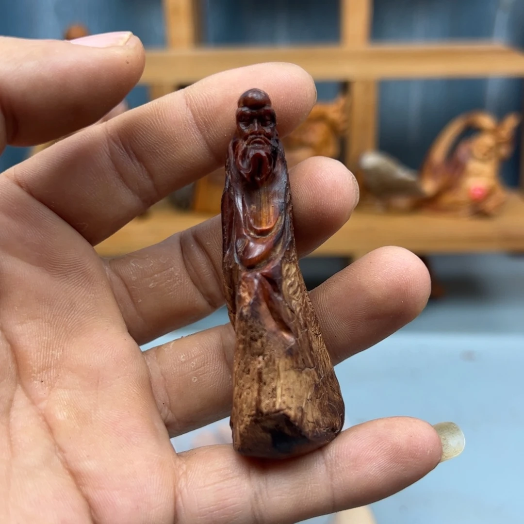 柏***臻木崖柏木摆件手把件