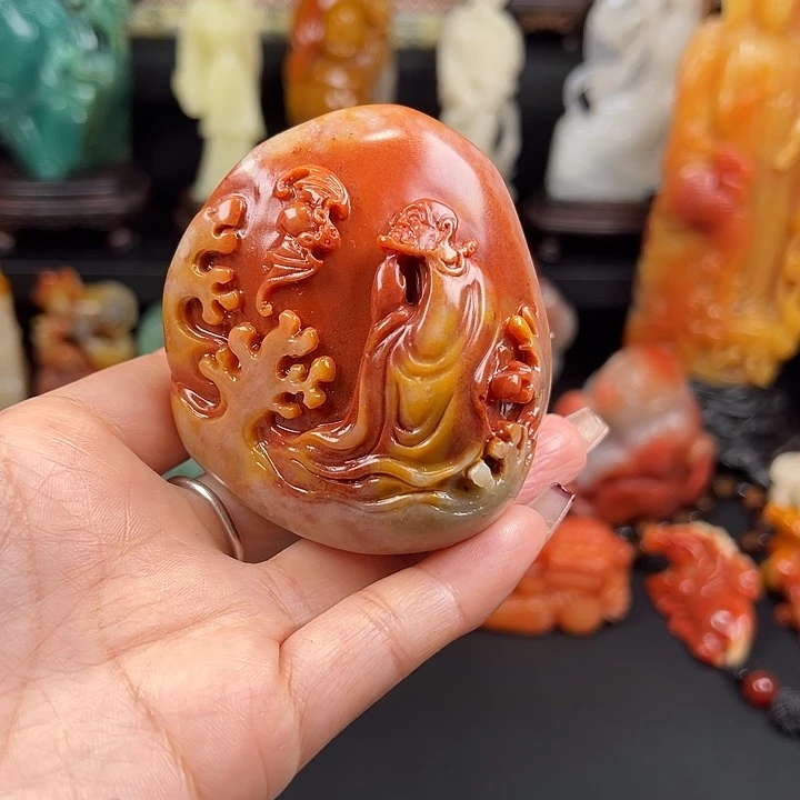 老挝石南部田黄石