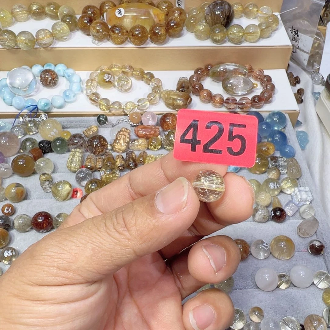 未镶嵌颈饰发晶米*天然水晶