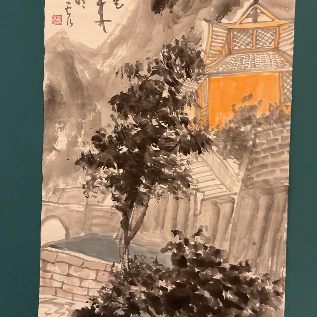 国画雷公老师作品画作