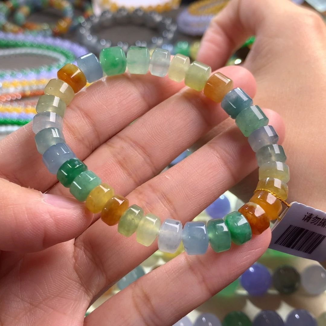 翡翠手链未镶嵌靴*?卡7.8