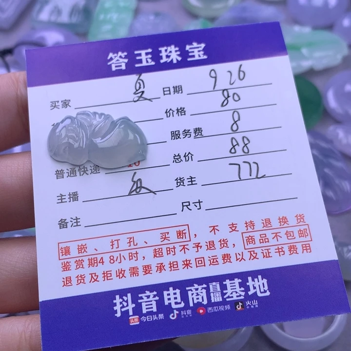 颈饰未镶嵌翡翠夏**乔