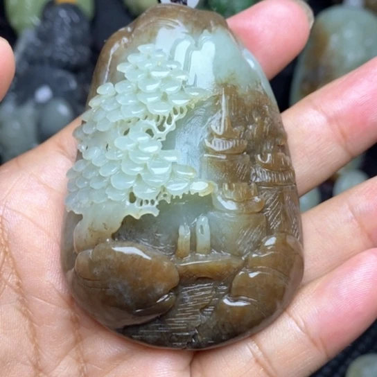 颈饰未镶嵌和田玉