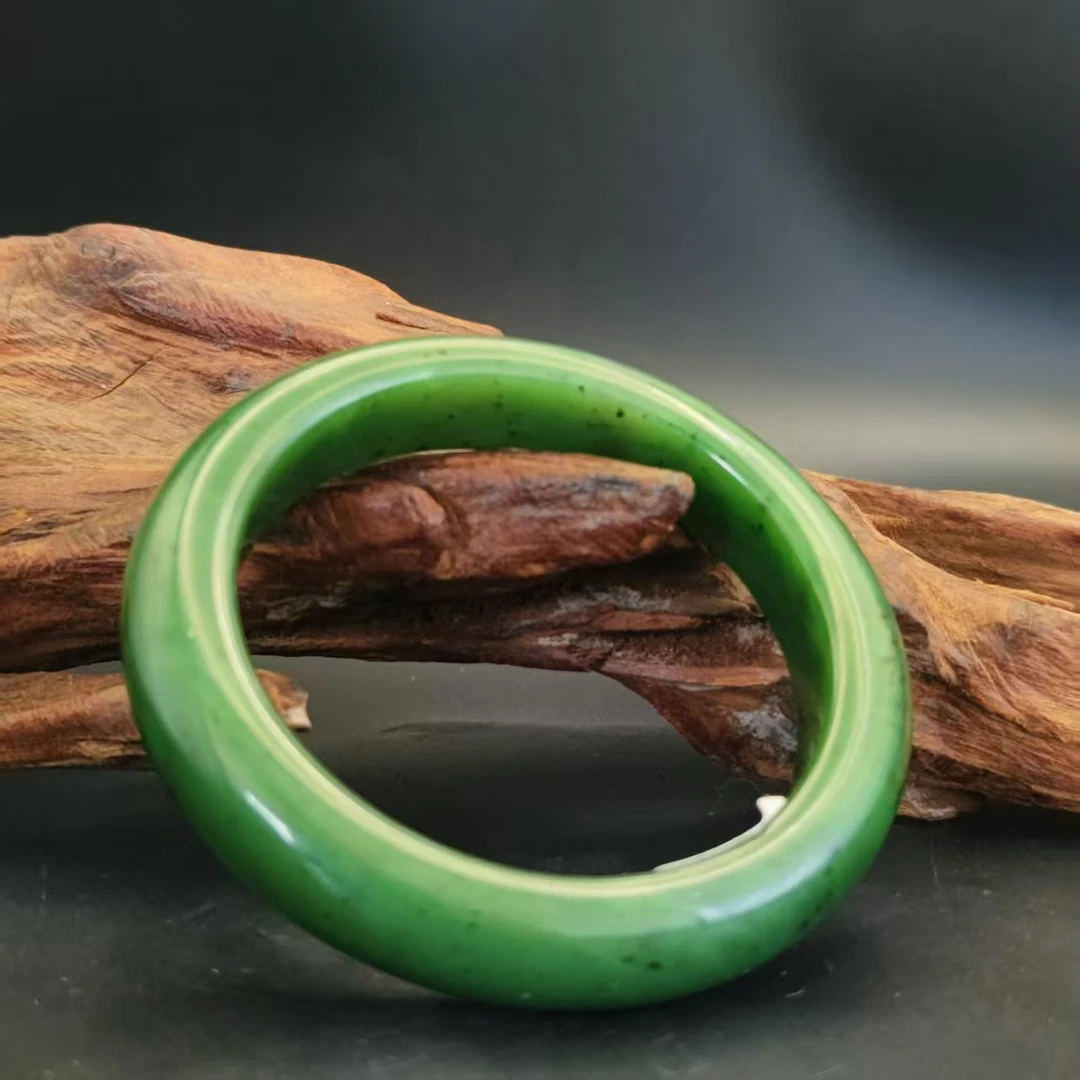 Z和田玉碧玉手镯（卡57）0041