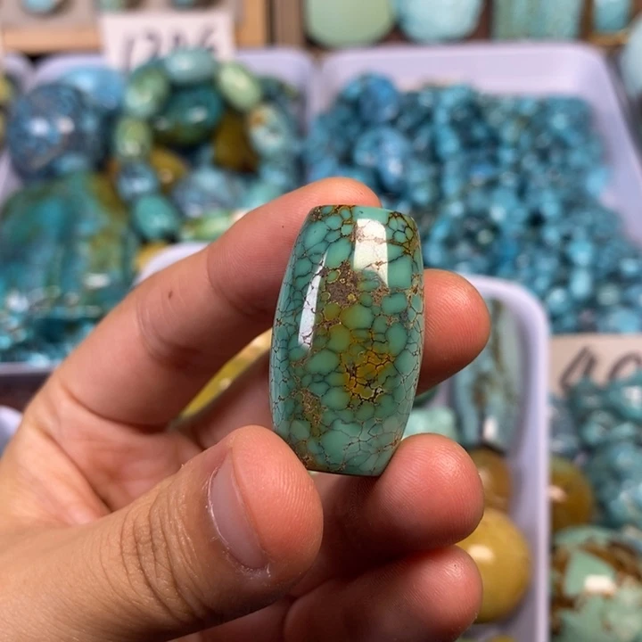 绿松石未镶嵌颈饰