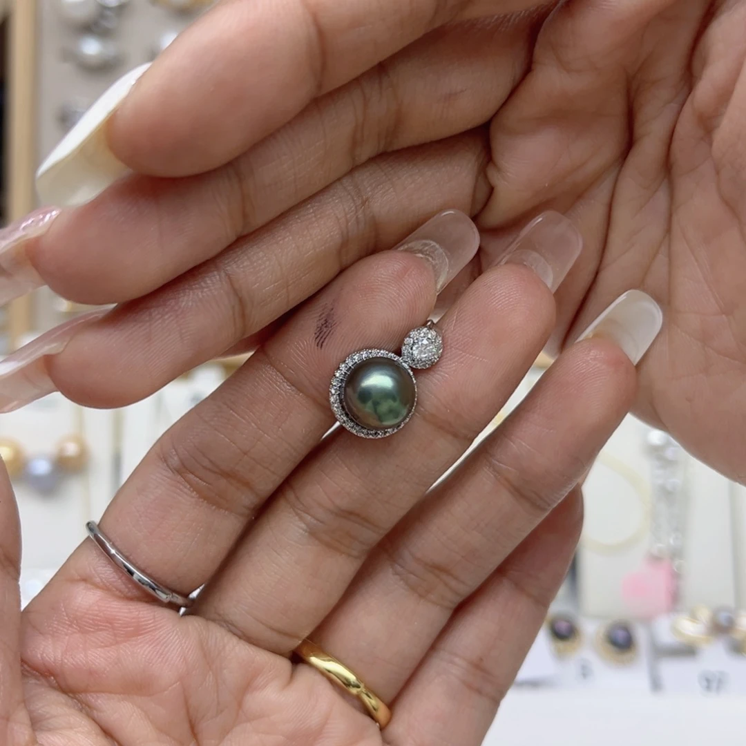 Z***n戒指合金淡水珍珠