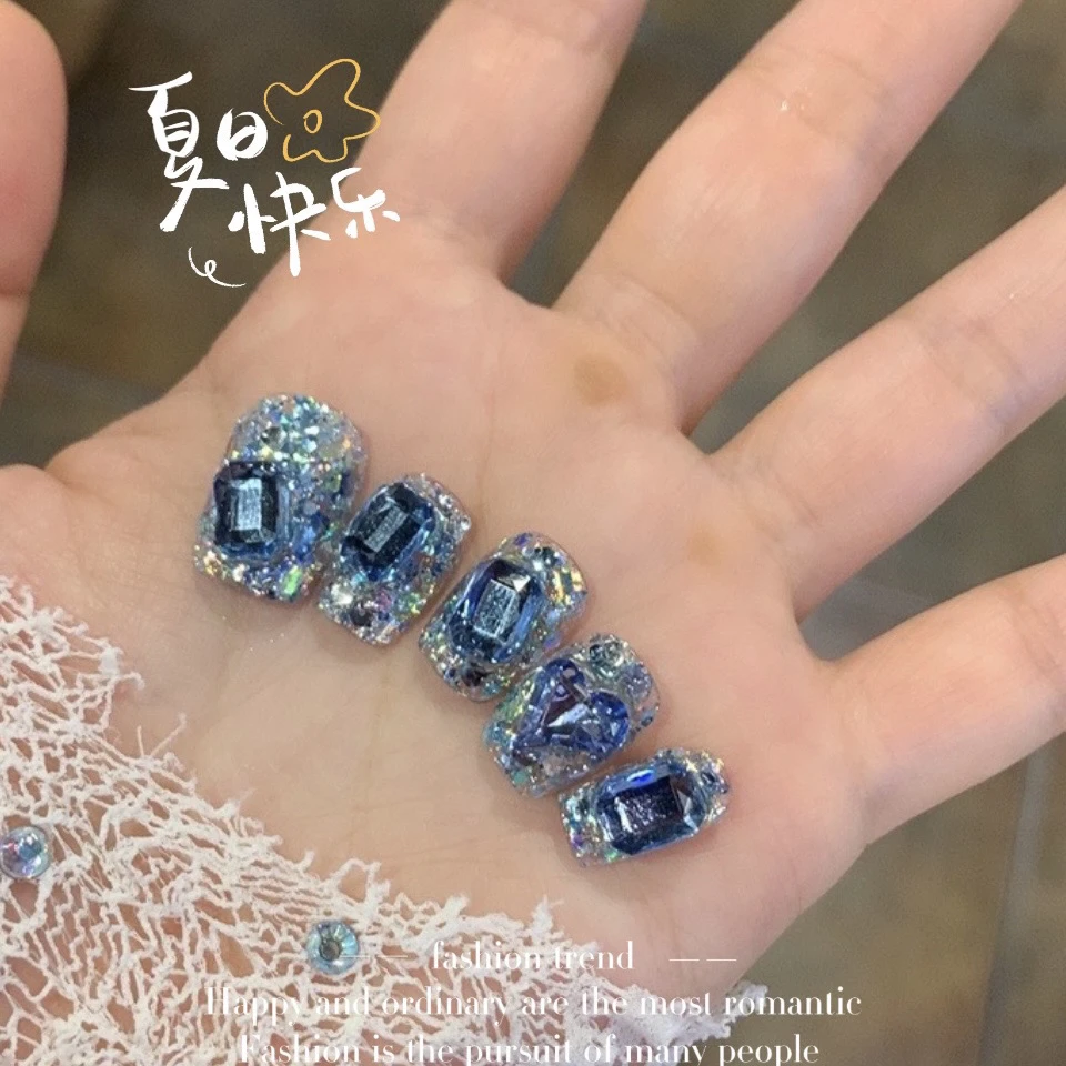 【冰工厂】344大小姐 高端手工穿戴甲10片