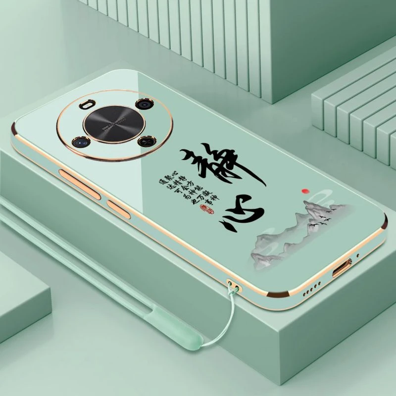 适用华为畅享70x活力版手机壳BRE-AL00a全包防摔简约软硅胶电镀男