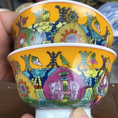 景德镇陶瓷藏式茶碗