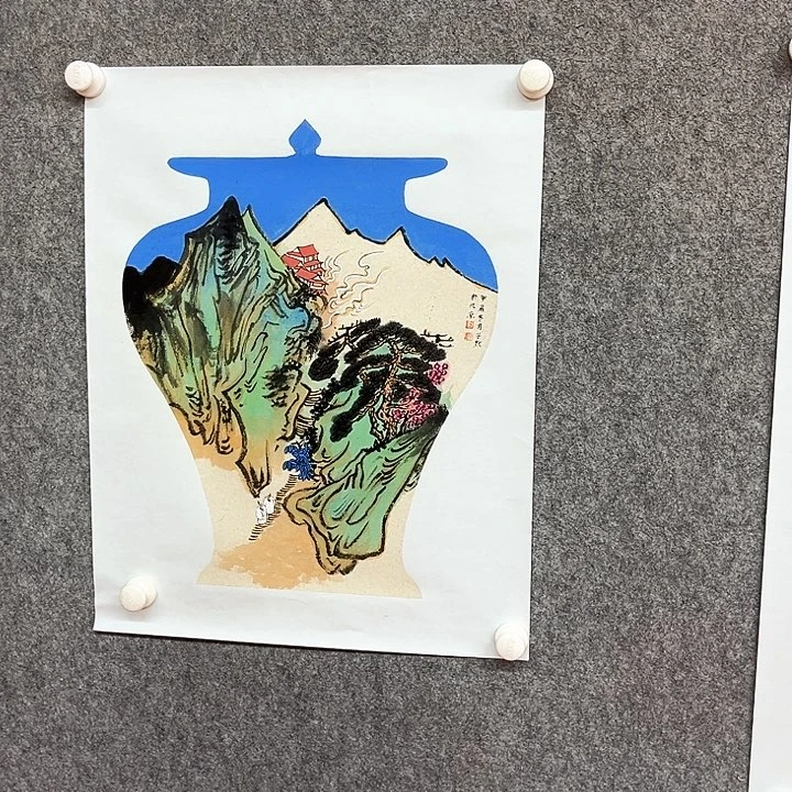 书法刘老师绘画作品