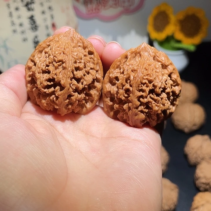 吊坠文玩核桃38满天星