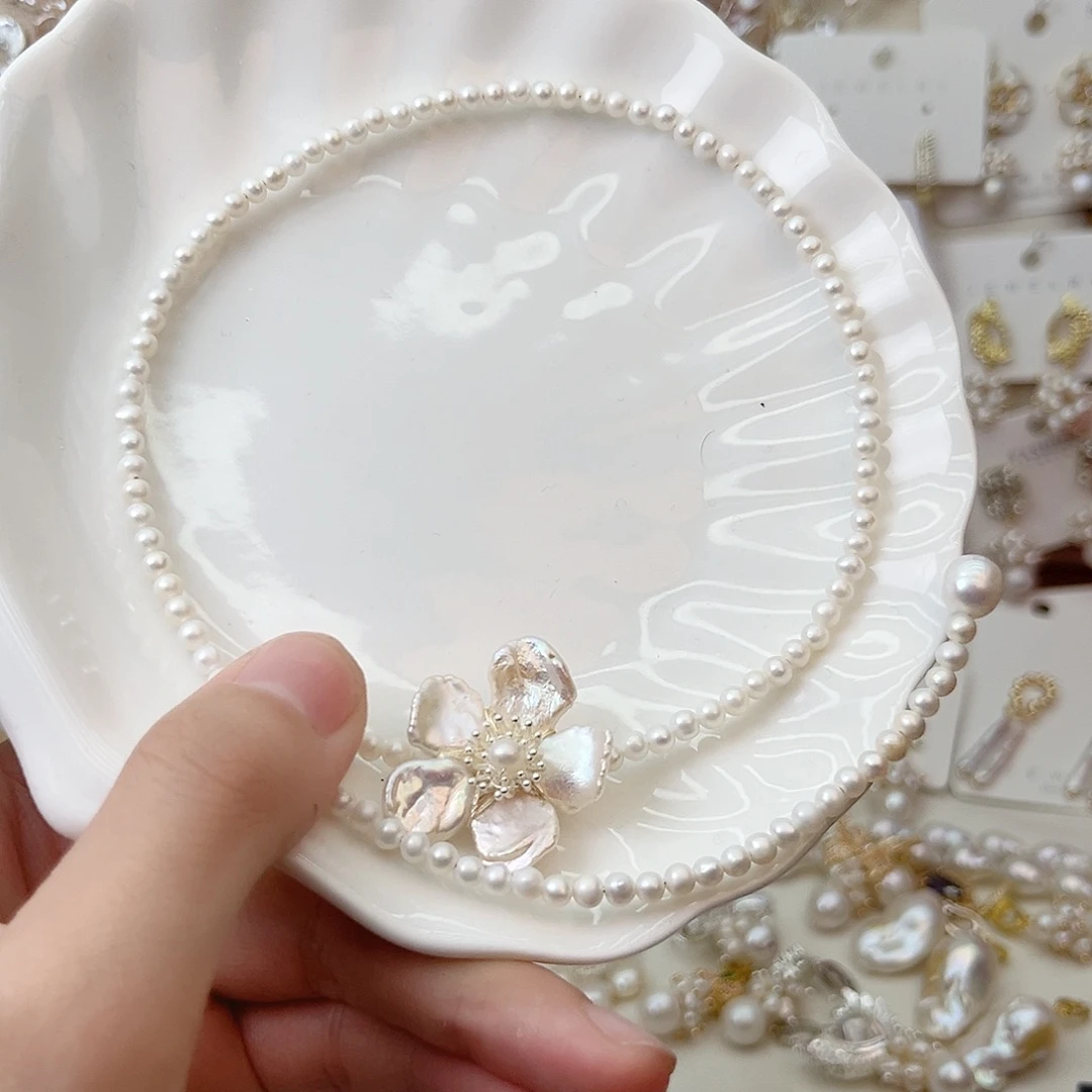 淡水珍珠未镶嵌颈饰