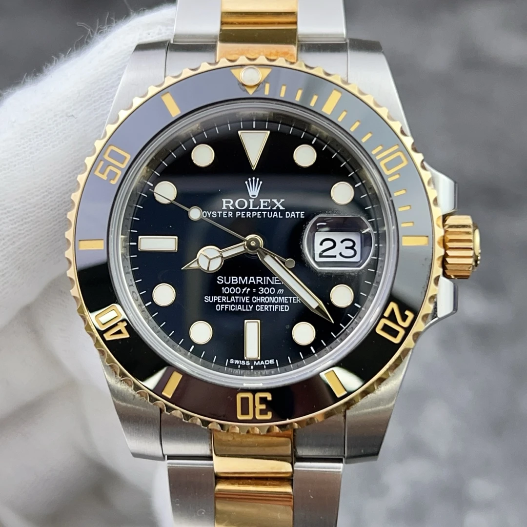 95新 Rolex/劳力士 潜航者型116613LN/全套13年卡