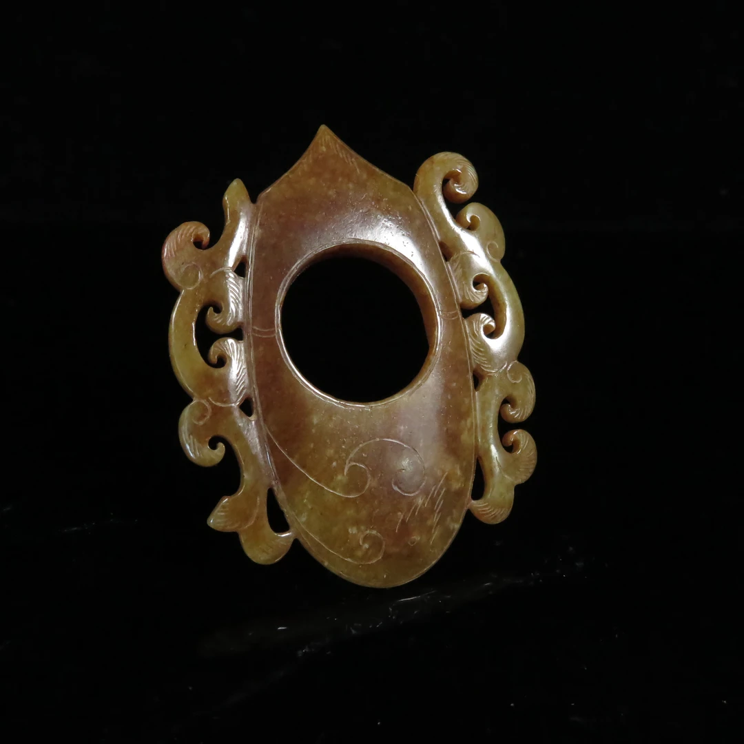 晚明汉玉韘/HY625313/和田玉/槐荫山房