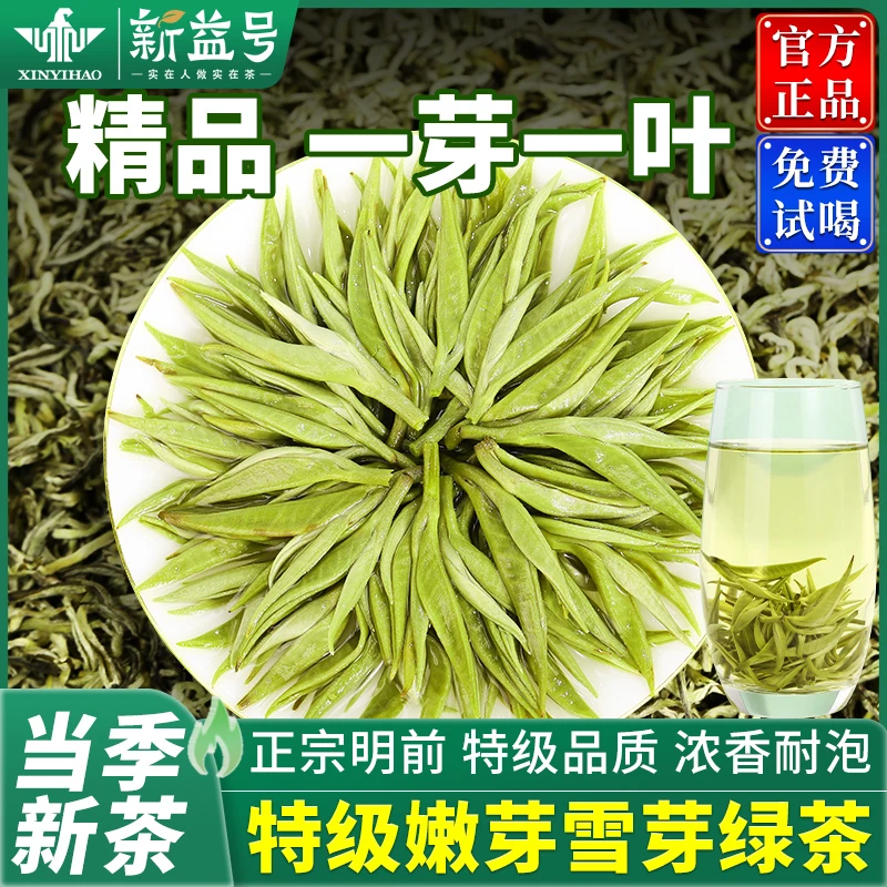 新益号茶叶2025新绿茶碧螺春新益号云南高山绿茶散装茶叶送礼盒装
