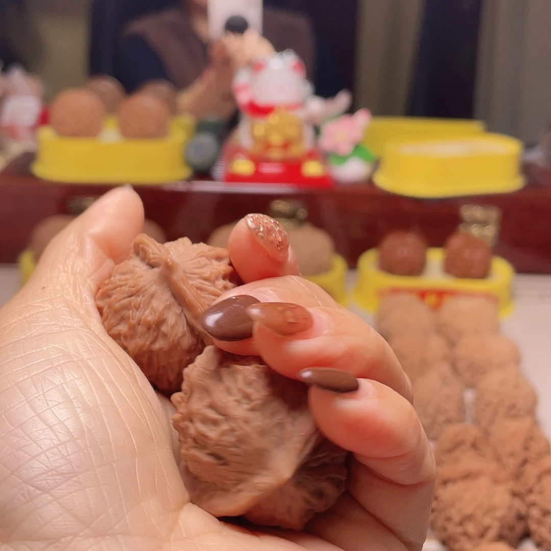 醉***渔文玩核桃吊坠瓷娃娃