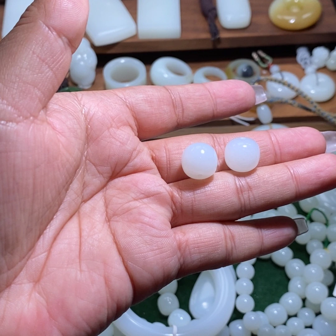 未镶嵌手链和田玉（糖玉）麦*