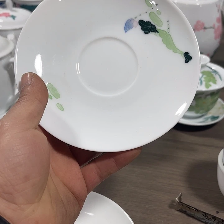 陶15公分盘子盘子盘子两个