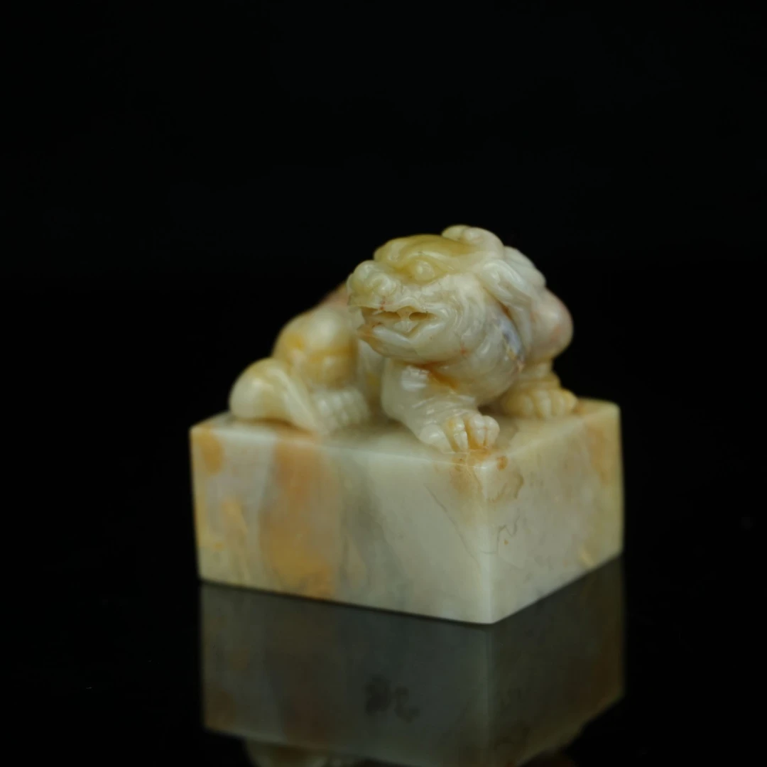 寿山石丨 房栊岩 瑞兽印章/盛和 SHW40381 113.94g
