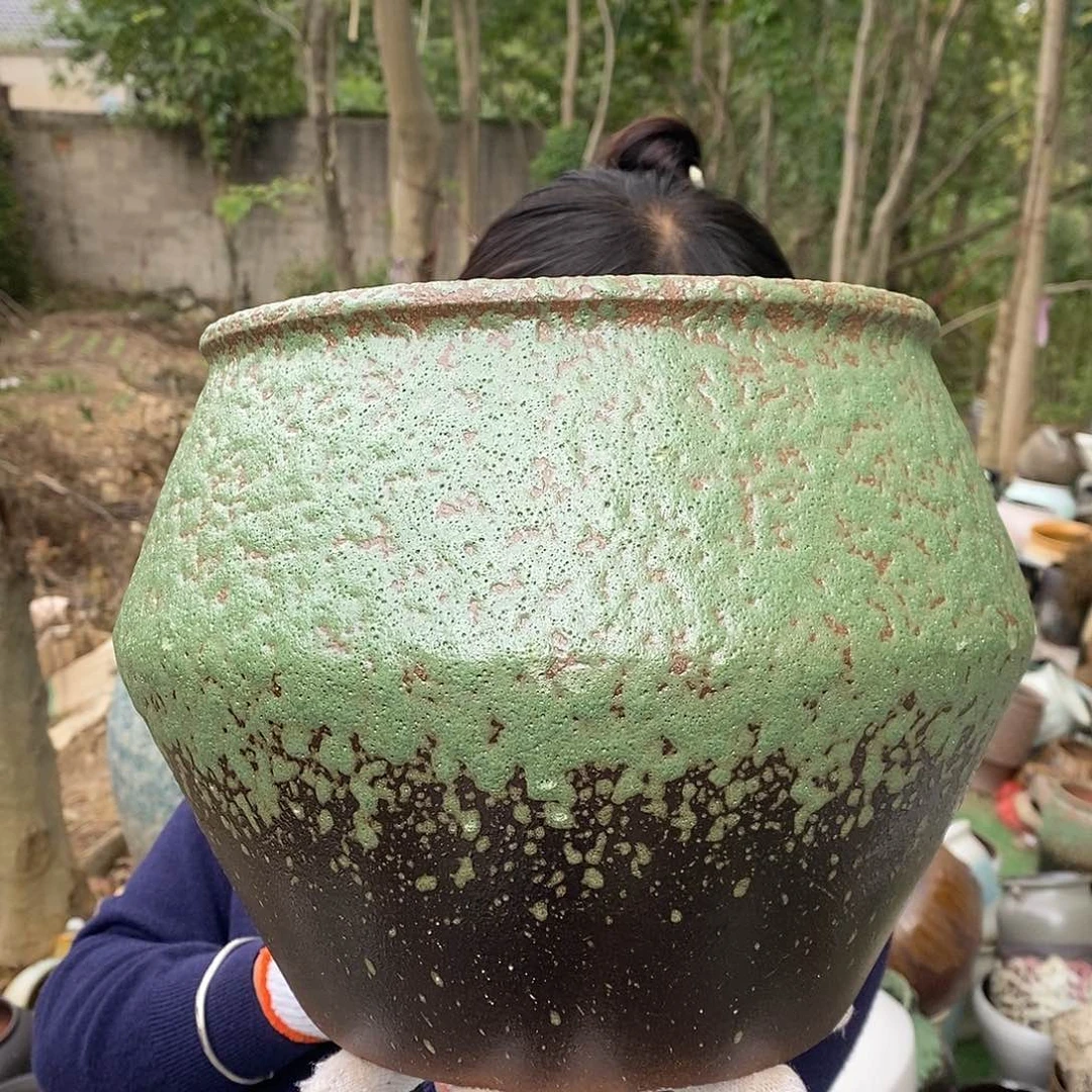 紫砂花盆正品口径23高23肚子30