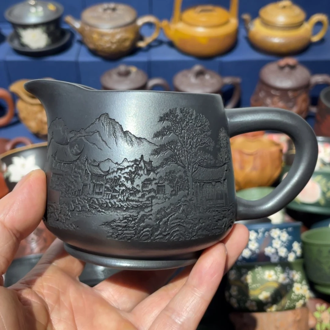 原矿紫砂手工主人杯