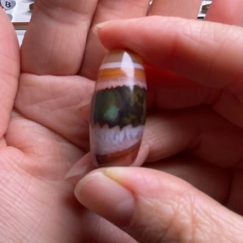 玛瑙吊坠未镶嵌玛瑙桶珠