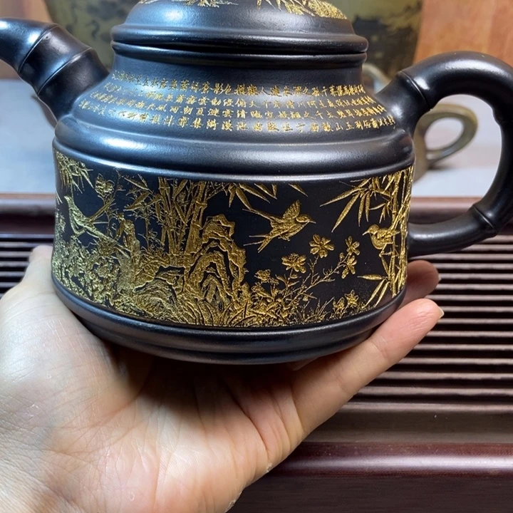 紫砂茶壶紫砂全手工定制