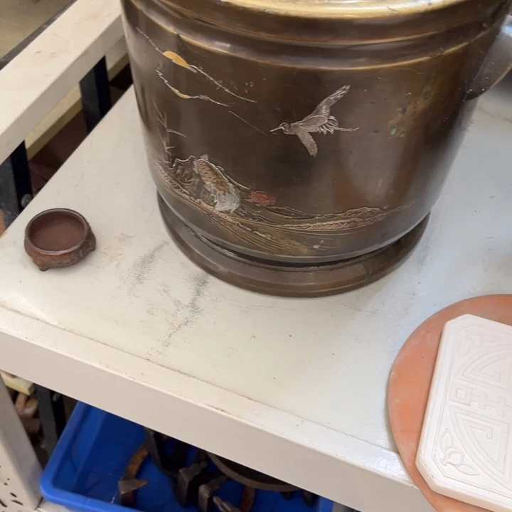 威***院铜中古工艺品摆件
