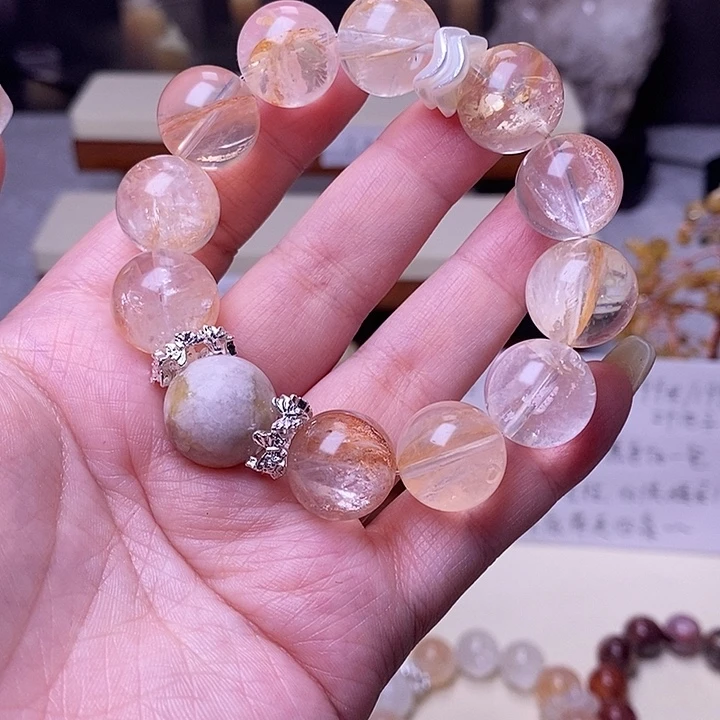 吊坠白玉菩提手串