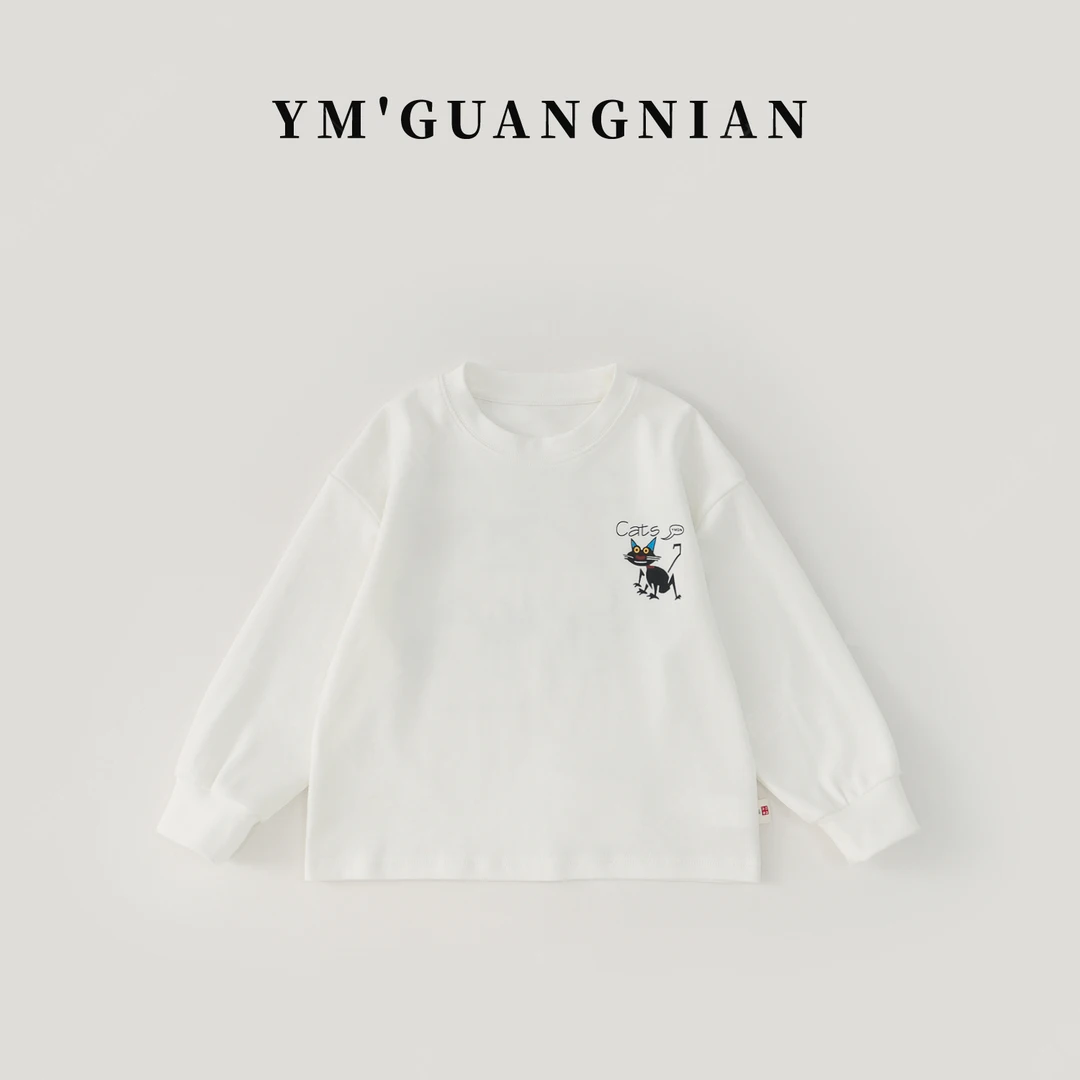 【幼棉光年】春季儿童卡通印花圆领卫衣儿童休闲宽松百搭2201008