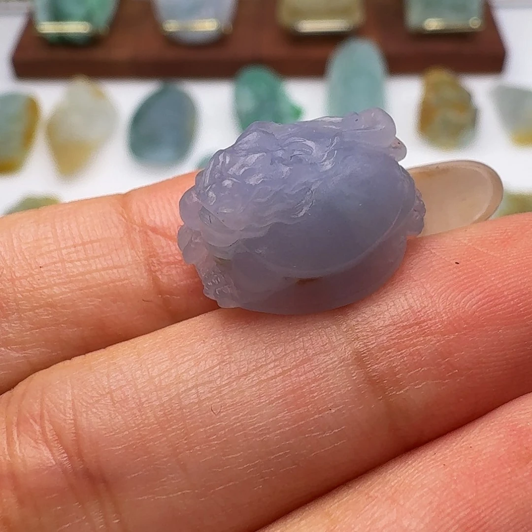 定制翡翠未镶嵌毛货