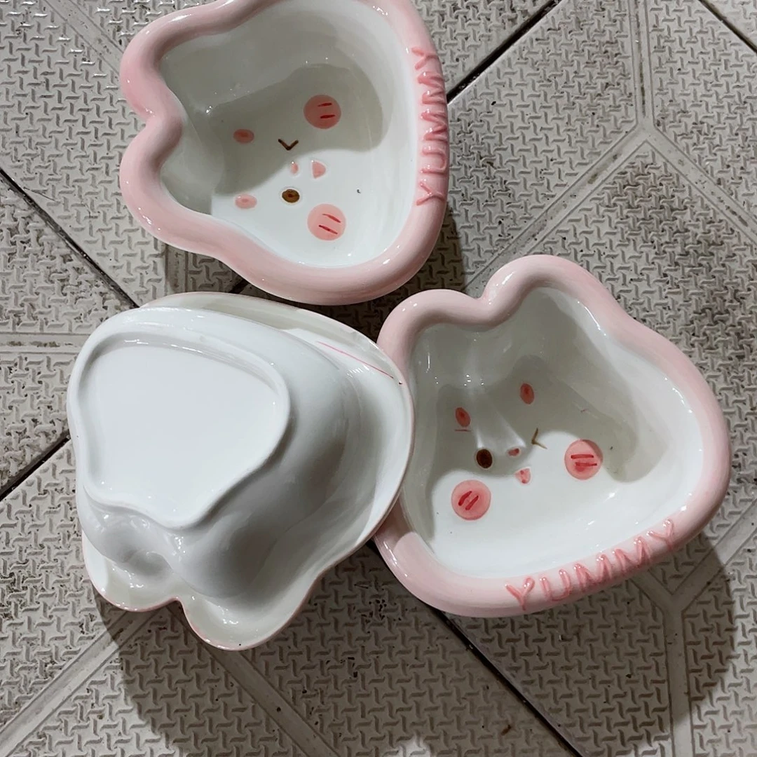 瓷微瑕陶瓷餐具家用 瑕疵大三个