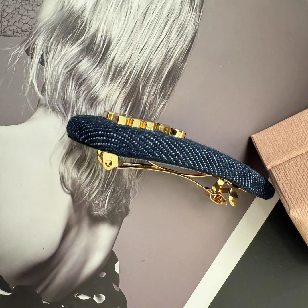 牛牛简约牛仔侧边夹