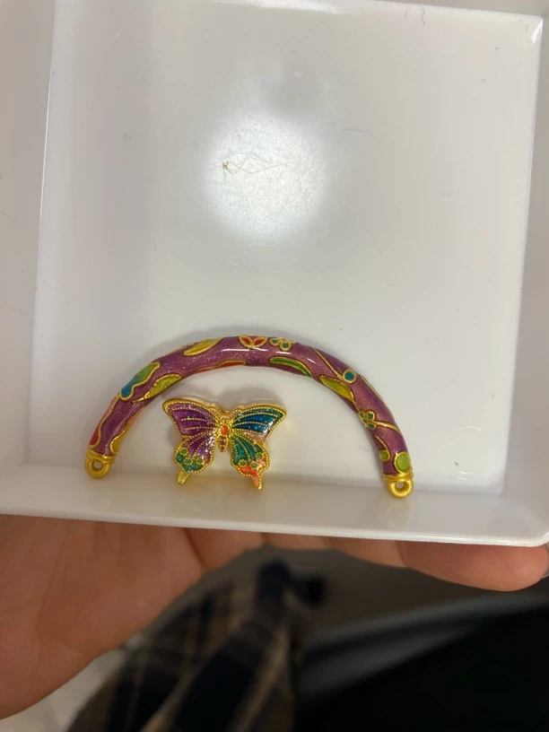 足金999烧蓝转运珠