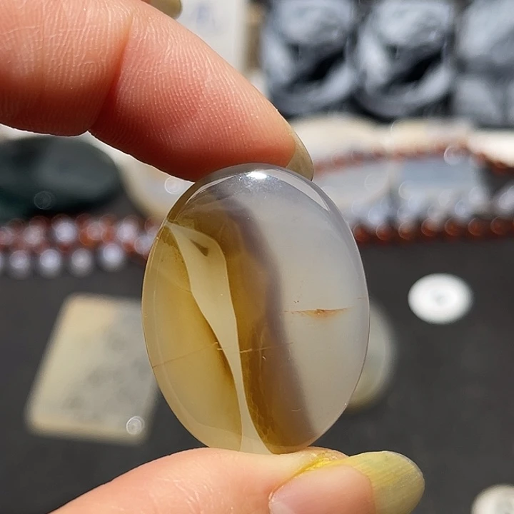 玛瑙/玉髓未镶嵌吊坠(不含链)