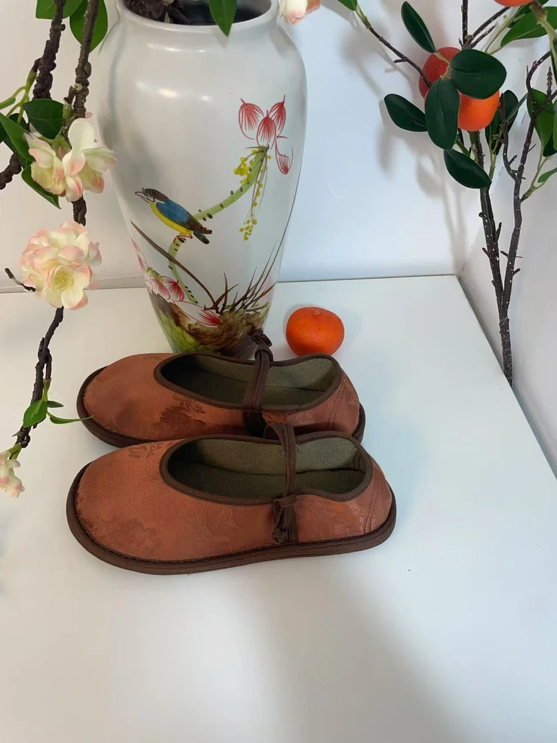 【梅花】盘扣新中式国风千层底布鞋