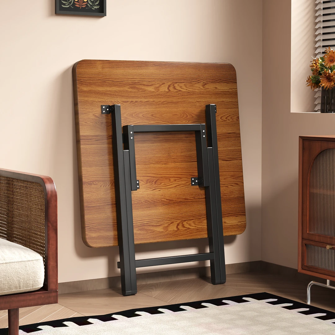 可折叠桌小桌子餐桌家用户型简易圆桌出租屋户外便携摆摊吃饭方桌