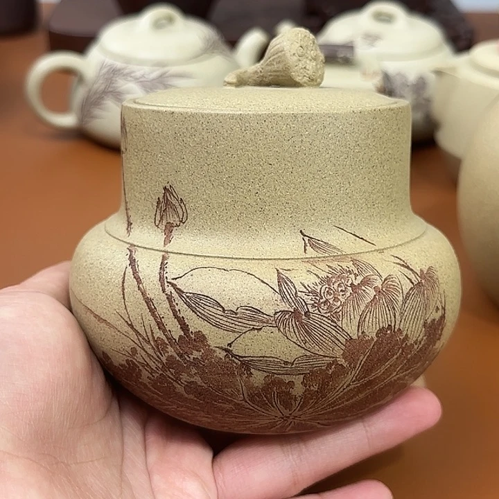 李建军老师芝麻段茶叶罐子