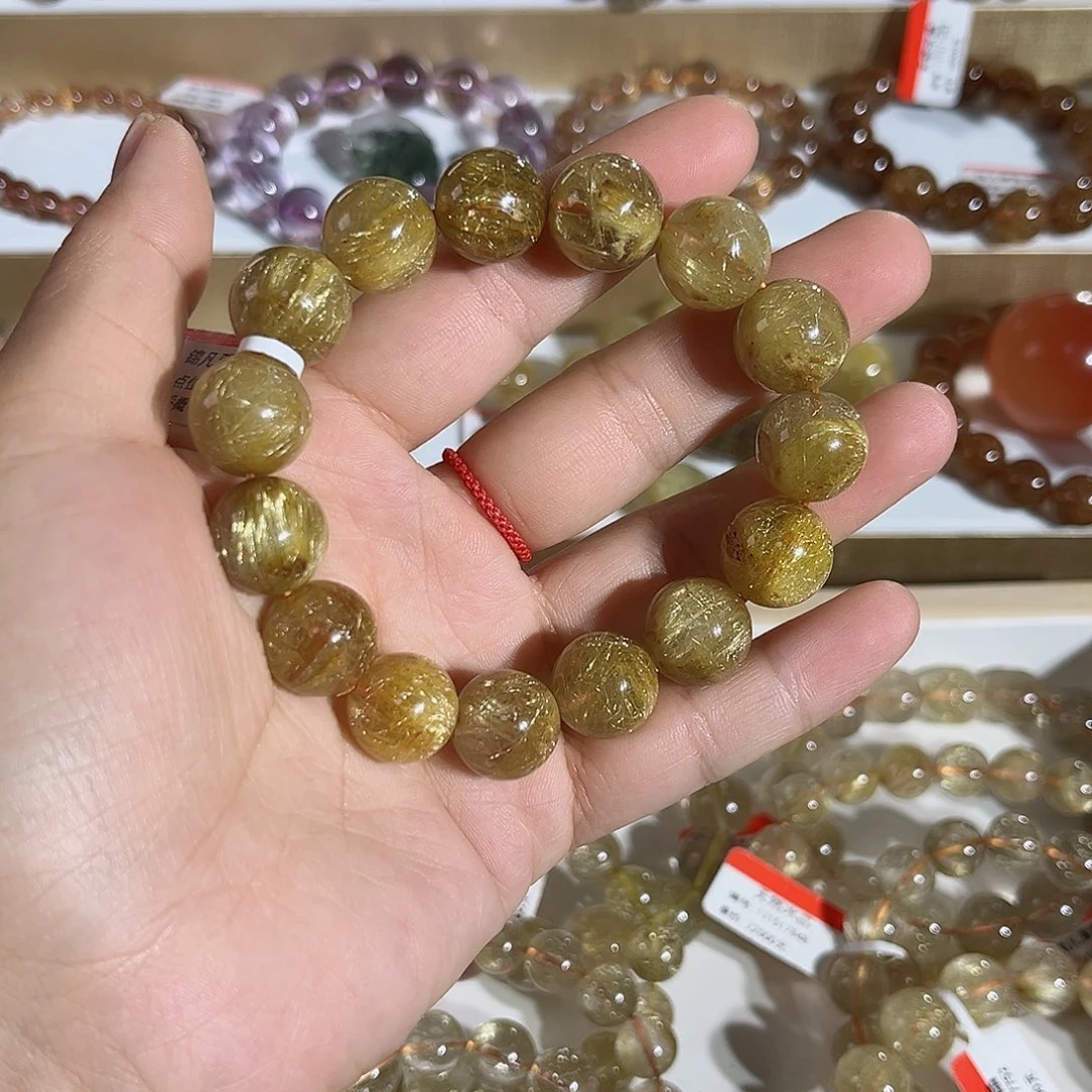 水晶手链未镶嵌晶莹剔透