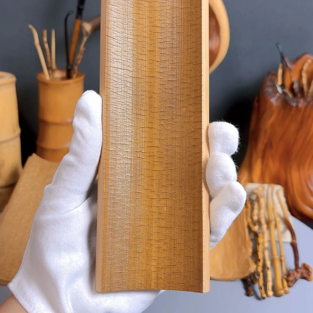 竹龟裂纹茶则茶荷