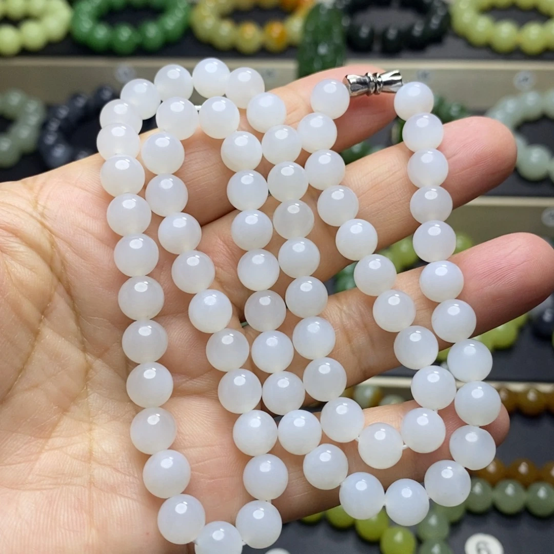 和田玉未镶嵌手串