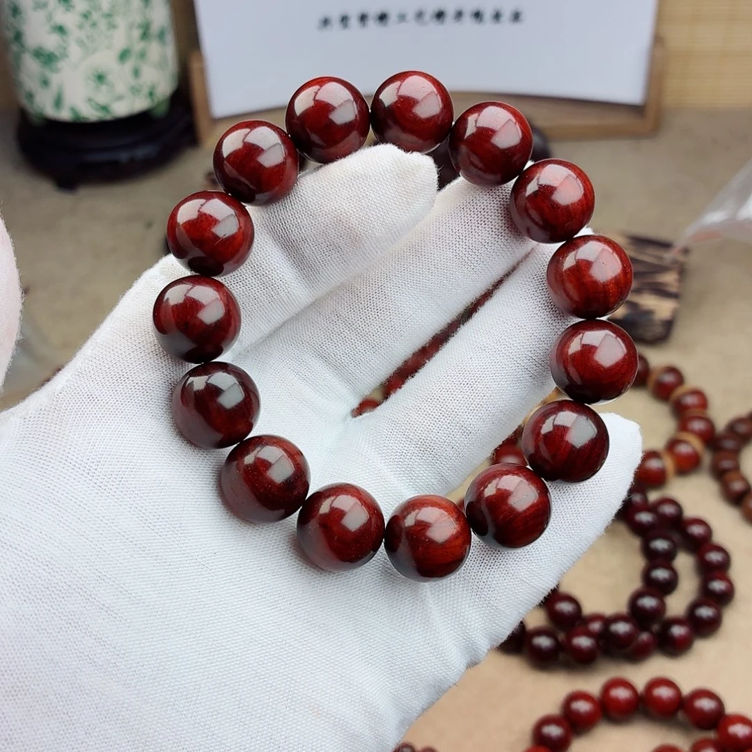 手串/手链小叶紫檀15帝王泥琴料原汁原味