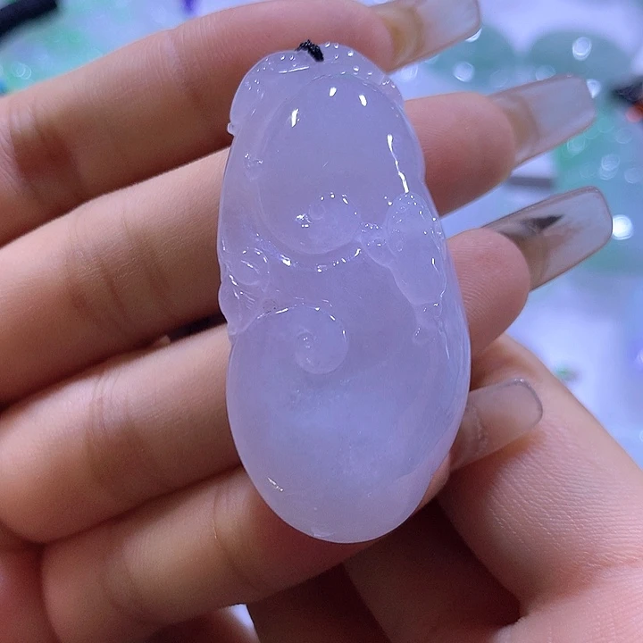颈饰未镶嵌翡翠天然翡翠A货吊坠