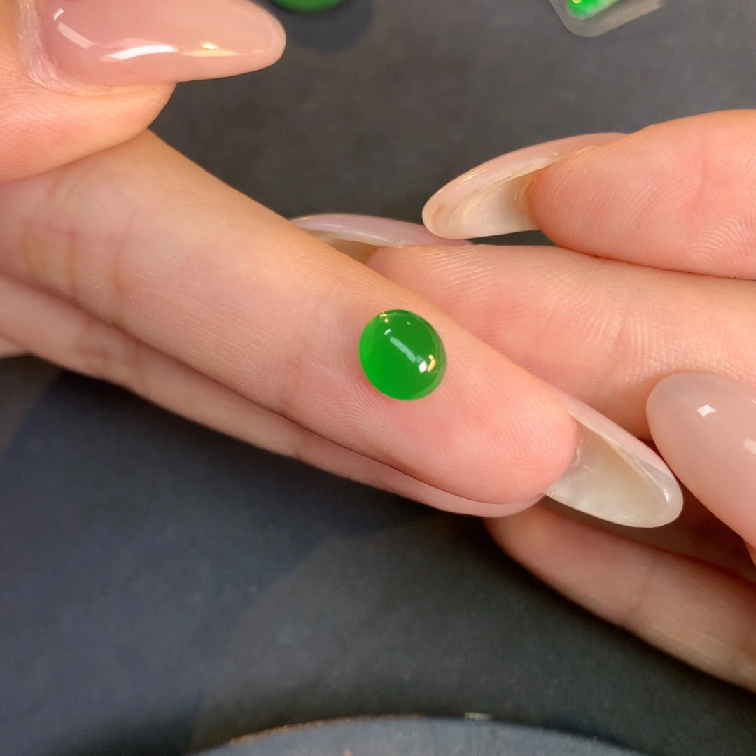 翡翠裸石翡翠翡翠7.14-6.27-3.4