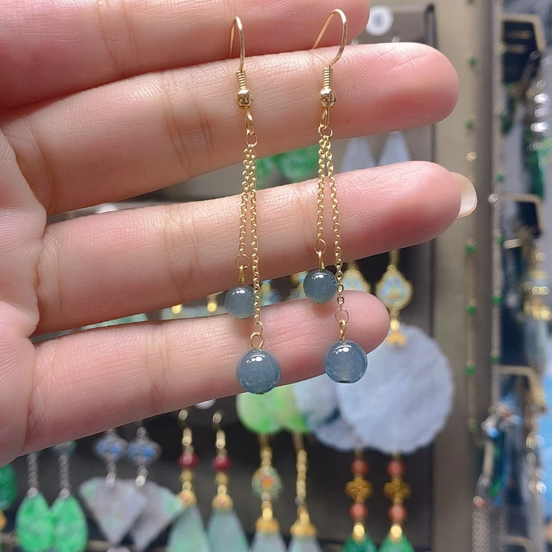 未镶嵌翡翠耳饰翡翠