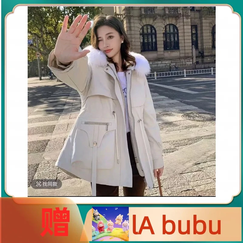 万人迷新款派克服宽松女士冬季加厚百搭休闲