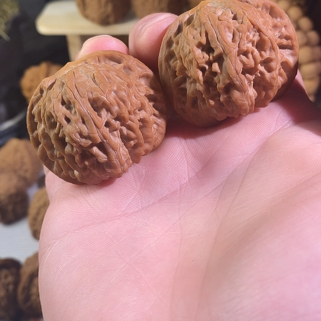 文玩核桃把件42.5尺磨盘，微修