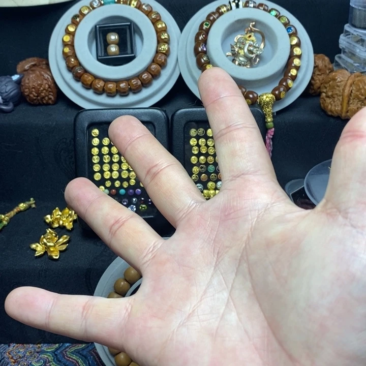 核桃手串/手链登*爸看了看了姐姐今天的视频