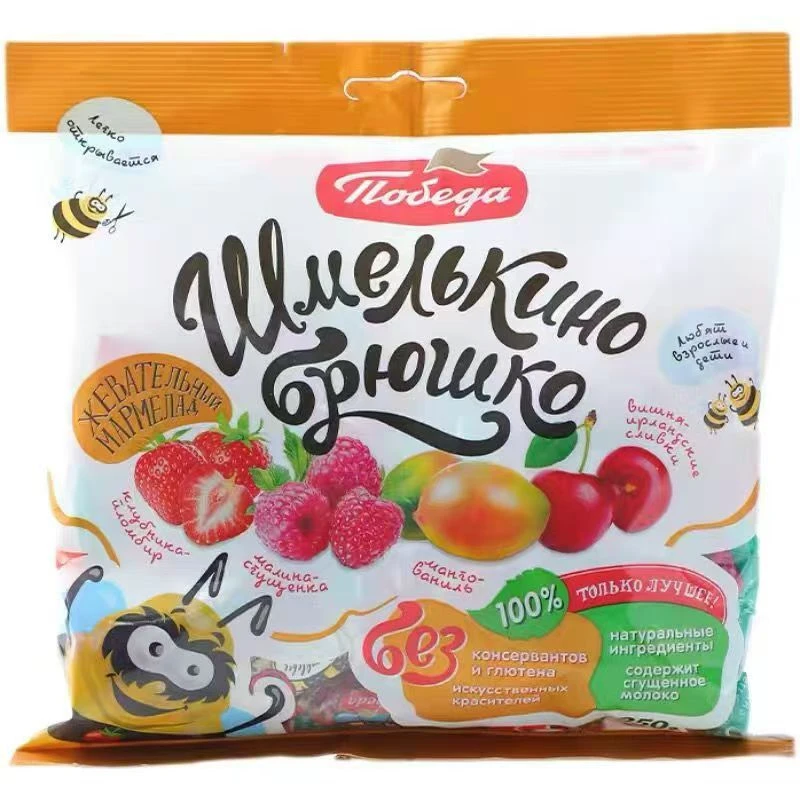 俄罗斯进口胜利小蜜蜂软糖250克