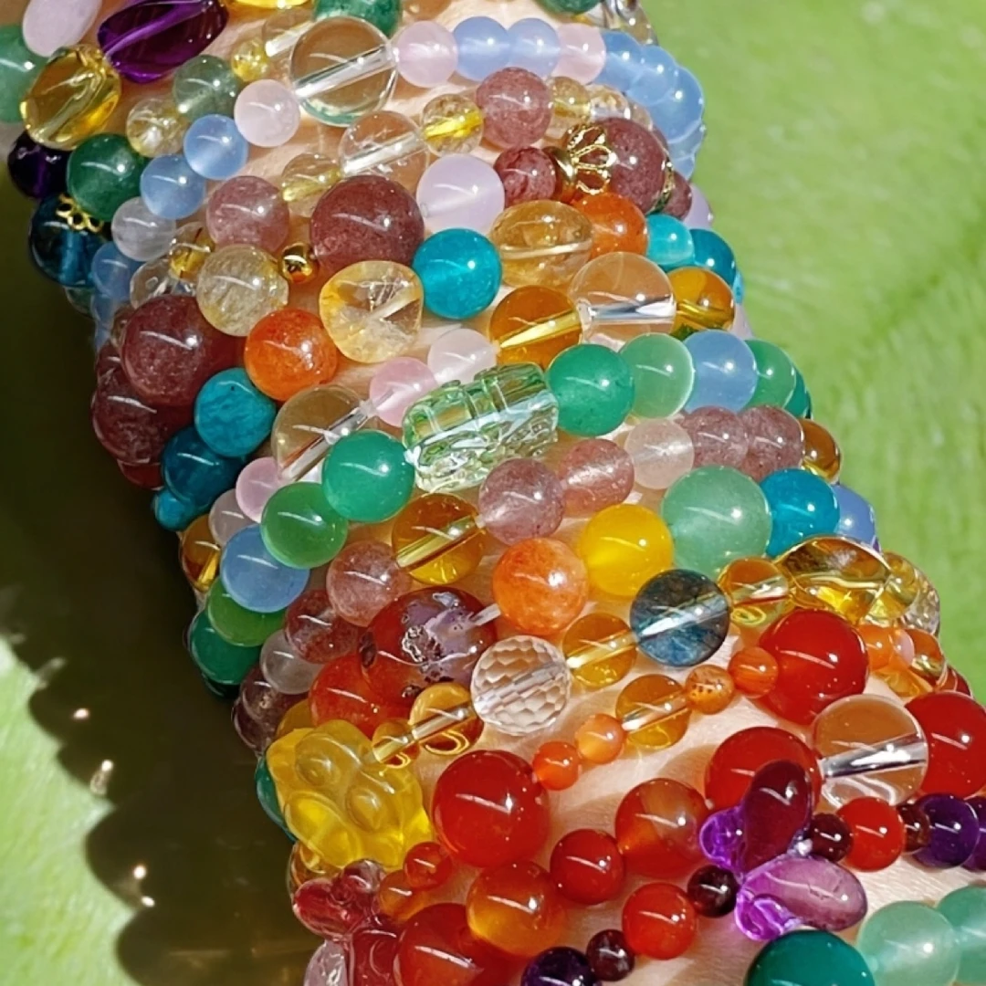 【直播链接】天然翡翠玉石设计时尚百搭手链/手串（单拍发空包）